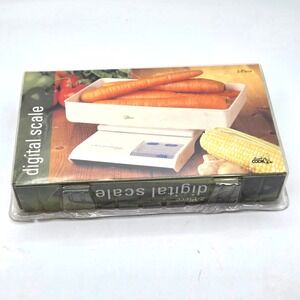 NEW Good Cook 2 Piece Digital Scale W/ Tray Weighs‎ Up to 5 Lbs  Auto Shut Off